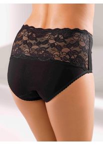 w&auml;schepur Taillenslip W&Auml;SCHEPUR, Damen, Gr. 40, 3 Stk., schwarz, 95% Baumwolle, 5% Elasthan, Unterhosen Taillenslip