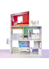 Puppenhaus RAINBOW HIGH "Rainbow High Townhouse", wei&szlig;, Puppenh&auml;user, Kinder, Puppenhaus
