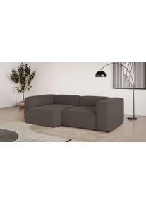 Ecksofa OTTO HOME "XL HAILY L-Form, Modularsofa extra tief, Sitztiefe 100/130 cm", braun, B:260cm H:72cm T:160cm, 100% Polyester, Sofas, Ecksofa, als Modul oder separat verwendbar, f&uuml;r individuelle Zusammenstellung