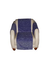 Sofal&auml;ufer WIRTH "Miriam" Gr. 3, blau, B:40cm H:5mm L:200cm, Kunstfaser, Teppiche, Sofal&auml;ufer, 1 St&uuml;ck