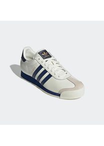 Sneaker adidas originals "SAMOA", Herren, Gr. 44,5, wei&szlig; (sanftes wei&szlig;, dunkelblau, gold metallic), Leder, Synthetik, Schuhe Sneaker, Topseller
