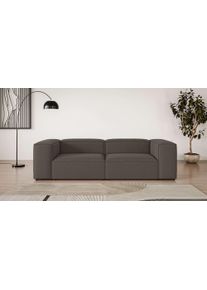 Big-Sofa OTTO HOME "HAILY Modularsofa, Verl&auml;ssliche Qualit&auml;t, Sitztiefe 70 cm", braun, B:260cm H:72cm T:100cm, 100% Polyester, Sofas, Big-Sofa, als Modul oder separat verwendbar, f&uuml;r individuelle Zusammenstellung