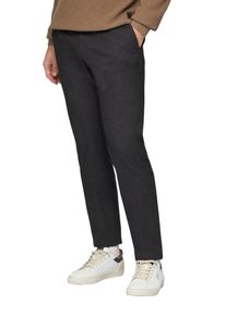 Chinohose s.Oliver, Herren, Gr. 31, L&auml;nge 34, grau (dunkelgrau), Obermaterial: 69% Baumwolle, 30% Polyester, 1% Elasthan, unifarben, regular fit kn&ouml;chelfrei, Hosen Chinohose, mit Webstruktur