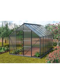 Gew&auml;chshaus Vitavia "Merkur 9900", grau (anthrazit), B:254cm T:379cm, Gew&auml;chsh&auml;user, Gew&auml;chshaus
