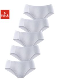 Jazz-Pants Slips Petite Fleur, Damen, Gr. 52, wei&szlig;, Piqu&eacute;, Obermaterial: 95% Baumwolle, 5% Elasthan, unifarben, k&ouml;rpernah, Unterhosen Jazz-Pants Slips, aus weicher Pikee-Qualit&auml;t