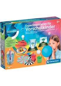 Experimentierkasten Clementoni "Galileo Lab, Experimentieren f&uuml;r Vorschulkinder", bunt (wei&szlig;, neutral), Experimentierk&auml;sten, Kinder, Experimentierkasten, Made in Europe