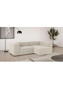 Ecksofa OTTO HOME "HAILY L-Form links/rechts, Modularsofa, Sitztiefe 70/130 cm", beige (hellbeige), B:260cm H:72cm T:160cm, 100% Polyester, Sofas, Ecksofa, als Modul oder separat verwendbar, f&uuml;r individuelle Zusammenstellung
