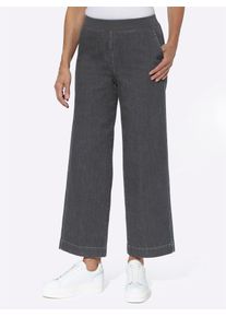 7/8-Jeans Inspirationen, Damen, Gr. 38, Normalgr&ouml;&szlig;en, grau (grau, denim), 98% Baumwolle, 2% Elasthan, unifarben, lang, Jeans 7/8-Jeans