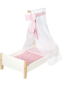 Puppenbett Roba "Scarlett", wei&szlig;, Puppenm&ouml;bel, KinderB:60cm H:30cm T:52cm, Holz, Puppenbett, B:60cm H:30cm T:52cm
