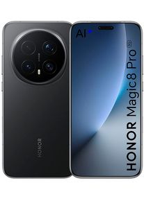 Honor Smartphone "Magic8 Pro 12+512GB", Energieeffizienz: A, schwarz, 512 GB, Mobiltelefone, Smartphone