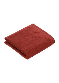 Handt&uuml;cher Vossen "Detox Time", rot (raw sugar), B:50cm L:100cm, Waffelpiqu&eacute;, Baumwolle, Handt&uuml;cher, Handt&uuml;cher, Waffelpiqu&eacute; Bord&uuml;ren