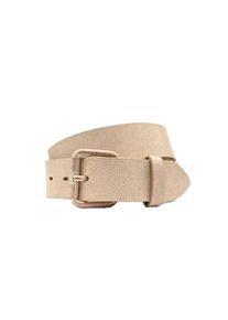 Lederg&uuml;rtel RETTUNGSRING G&Uuml;RTEL, Damen, Gr. 110, beige, Rindsleder, G&uuml;rtel Lederg&uuml;rtel
