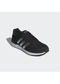 Sneaker adidas Sportswear "RUN 60S 4.0", Damen, Gr. 38, schwarz (core schwarz, silber metallic, ftwr wei&szlig;), Leder, Textil, Schuhe Sneaker