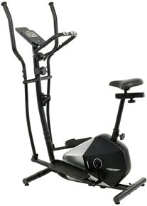 Crosstrainer Christopeit Sport "Crosstrainer CT 6", schwarz, Crosstrainer, ohne Unterlegmatte, Crosstrainer, 120 kg max. Benutzergewicht, 15 Widerstandsstufen, B:75cm H:158cm L:116cm