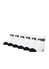Socken Puma "Puma BABY MINI CATS SOCK 6P ECOM", Jungen, Gr. 27-30, blau (wei&szlig;, navy), Baumwollmischung, unifarben mit Farbeinsatz, normal, Socken Socken, Logo