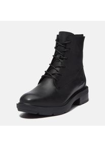 Schn&uuml;rboots Timberland "BRIMFIELDMID LACE UP BOOT", Damen, Gr. 37,5, Polyester, schwarz (schwarz full grain), Leder, Schuhe Schn&uuml;rboots, Winterstiefel, Schn&uuml;rstiefel, Winterschuhe