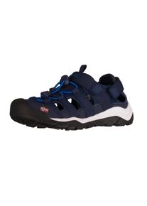 Outdoorsandale Trollkids "Kids Kristiansand Sandal XT", M&auml;dchen, Gr. 31, blau (navy, medium blau), Synthetik, Textil, mehrfarbig, Schuhe Outdoorsandale