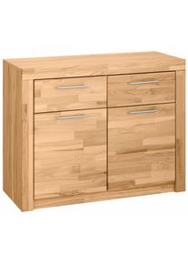 Schuhschrank VOGL M&Ouml;BELFABRIK "Toronto", beige (kernbuchefarben), B:100cm H:82cm T:42cm, Schr&auml;nke, Schuhschrank