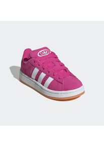 Sneaker adidas originals "CAMPUS 00S", M&auml;dchen, Gr. 28, pink (semi lucid fuchsia, cloud wei&szlig;, gum 2), Leder, Synthetik, Schuhe Sneaker, f&uuml;r Kinder
