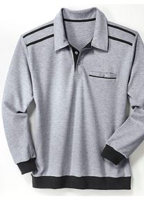 Sweatshirt CLASSIC, Herren, Gr. 60/62, grau (hellgrau), 50% Baumwolle, 50% Polyester, meliert, Sweatshirts Sweatshirt