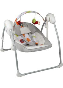 Babywippe BABYGO "Dandly, grey", Baby, grau, Kunststoff, Metall, Babywippen Babywippe, elektrisch, mit Sound