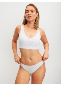 Bustier Calida "Natural Skin", Damen, Gr. M (44/46), N-Gr, wei&szlig; (star wei&szlig;), Interlock, Obermaterial: 83% Modal (TENCEL&trade;), 17% Elasthan, BHs Bustier, aus weicher Interlock-Qualit&auml;t, atmungsaktiv, ohne B&uuml;gel