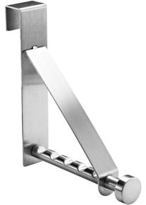 Garderobenhalter HEINE HOME, grau (edelstahl), T:15,5cm, Edelstahl, Metall, Garderobenhalter, Garderobenhalter