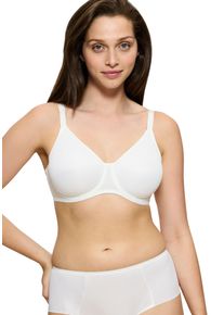 Minimizer-BH Triumph "Urban Minimizer W X", Damen, Gr. 85, Cup D, beige (vanille), Microtouch, Obermaterial: 64% Polyester, 24% Polyamid, 12% Elasthan (LYCRA), unifarben, Basic, BHs Minimizer-BH, verkleinert die Brust optisch um eine Cup-Gr&ouml;&szlig;e