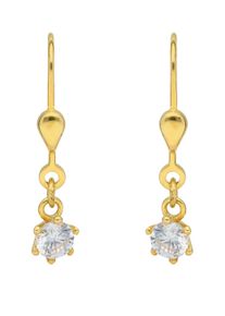 Adelia&acute;s Paar Ohrh&auml;nger ADELIA&acute;S "333 Gold Ohrringe Ohrh&auml;nger mit Zirkonia", gold, Ohrringe, Damen, Gelbgold 333, Paar Ohrh&auml;nger