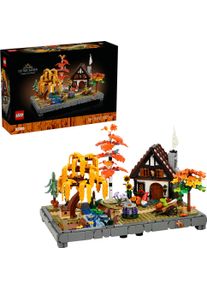 Konstruktionsspielsteine Lego "Herbstlicher Landhausgarten (11372), Lego Icons", bunt, Spielbausteine, Kinder, Kunststoff, Konstruktionsspielsteine, Made in Europe