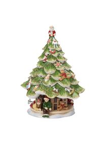 Villeroy & Boch Weihnachtsfigur VILLEROY & BOCH "Dekofigur Tannenbaum mit Kindern Christmas Toys Memory bunt", bunt, Dekofiguren, Weihnachtsfigur
