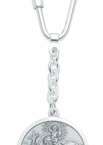 Adelia&acute;s Anh&auml;nger Schl&uuml;ssel ADELIA&acute;S "925 Silber Schl&uuml;sselanh&auml;nger Christophorus &Oslash; 27,5 mm", silber, Schmuckanh&auml;nger, Damen, Silber 925 (Sterlingsilber), Anh&auml;nger Schl&uuml;ssel