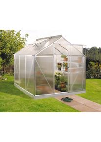 Gew&auml;chshaus Vitavia "EOS 4400", silber (silberfarben), B:198cm T:229cm, Gew&auml;chsh&auml;user, Gew&auml;chshaus