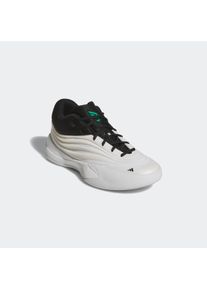 Basketballschuh adidas Performance "DAME X", Damen, Gr. 47, gr&uuml;n (zero metallic, core schwarz, court gr&uuml;n), Synthetik, Textil, Schuhe Basketballschuh, Signature-Schuh von Damian Lillard