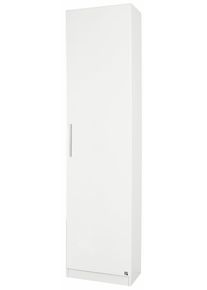Schuhschrank Rauch "Garderobenschrank Dreht&uuml;renschrank Kleiderschrank Schrank MINOSA", wei&szlig; (alpinwei&szlig;), B:47cm H:197cm T:41cm, Holzwerkstoff, Schr&auml;nke, Schuhschrank, Breite 47 cm mit 6 Schuhablageb&ouml;den MADE IN GERMANY