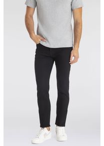 Levi's Skinny-fit-Jeans LEVI'S "510", Herren, Gr. 32, L&auml;nge 30, schwarz, Denim/Jeans, Obermaterial: 70% Baumwolle, 28% Lyocell, 2% Elasthan, skinny fit lang, Jeans Skinny-fit-Jeans, mit 5-Pocket-Style
