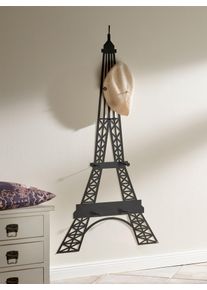 Garderobenhalter HEINE HOME, schwarz, B:60cm H:120cm T:5cm, Metall, Garderobenhalter, Garderobenhalter