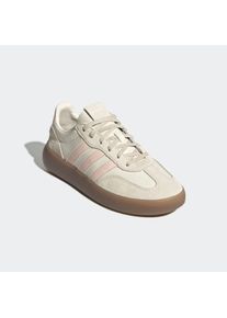 Sneaker adidas Sportswear "BARREDA DECODE", Damen, Gr. 42,5, wei&szlig; (sanftes wei&szlig;, putty mauve, gum5), Leder, Schuhe Sneaker, inspiriert vom Design des adidas Handball Spezial
