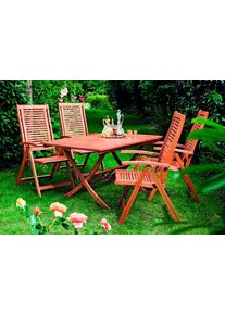 Garten-Essgruppe Merxx "Cordoba", braun, Sitzm&ouml;bel-Sets, Garten-Essgruppe