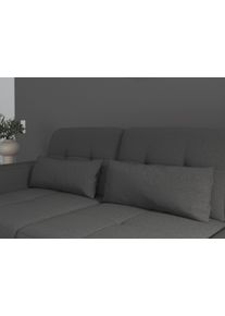 Sofakissen SIT & MORE "Baviene", grau, B:65cm H:25cm T:11cm, Polsterauflagen, Sofakissen, Set, bestehend aus 2 Nierenkissen