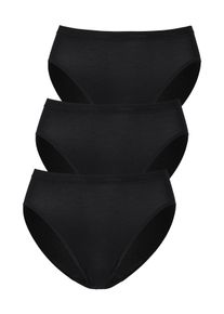 Jazz-Pants Slips Mey "Best Of", Damen, Gr. 44 (44), 3 Stk., schwarz (3x schwarz), Single Jersey, Obermaterial: 97% Baumwolle, 3% Elasthan, unifarben, k&ouml;rpernah, Unterhosen Jazz-Pants Slips, ohne auftragende Seitenn&auml;hte