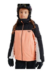 Snowboardjacke Roxy "Galaxy 10K", M&auml;dchen, Gr. 16, rosa (coral chic), Obermaterial: 55% Polyester, 45% Polyester., Jacken Snowboardjacke