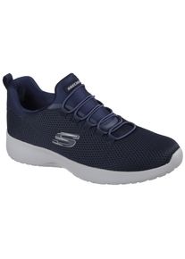 Slip-On Sneaker Skechers "DYNAMIGHT", Herren, Gr. 44, blau (navy), Textil, Schuhe Slip-On Sneaker, Slipper, Sneaker mit Memory Foam