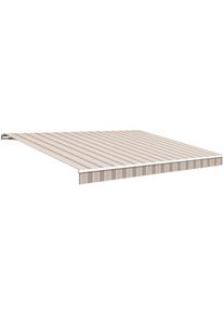 Gelenkarmmarkise Wismar "Classic", beige (beige, grau), B:600cm H:25cm, Polyacryl, Markisen, Gelenkarmmarkise
