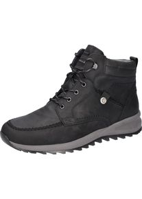 Waldl&auml;ufer Winterboots WALDL&Auml;UFER "HELLE", Herren, Gr. 9 (43), schwarz, Nubukleder, Schuhe Winterboots, mit Lammfellfutter, H-Weite