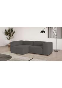 Ecksofa OTTO HOME "HAILY L-Form links/rechts, Modularsofa, Sitztiefe 70/130 cm", grau (dunkelgrau), B:260cm H:72cm T:160cm, 100% Polyester, Sofas, Ecksofa, als Modul oder separat verwendbar, f&uuml;r individuelle Zusammenstellung