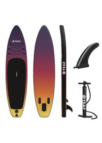 Inflatable SUP-Board YEAZ "SUP Board SUNSET BEACH - EXOTRACE -", lila, Wassersportboards, Inflatable SUP-Board
