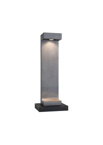 LED Pollerleuchte Paulmann "Concrea IP65 616mm 3000K 6,8W 200lm 230V schwarzer Sandstein Beton", schwarz, B:16cm H:61,6cm T:13,2cm, Leuchten, LED Pollerleuchte