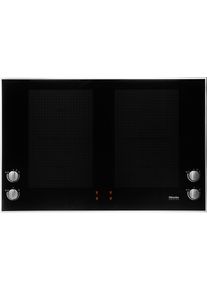 Miele Flex-Induktions-Kochfeld "KM 7174 FR", schwarz, B:80,6cm H:7,1cm T:52,6cm, Kochfelder, Mit 4 Kochzonen inkl. 2 leistungsstarken PowerFlex-Kochbereichen, Flex-Induktions-Kochfeld