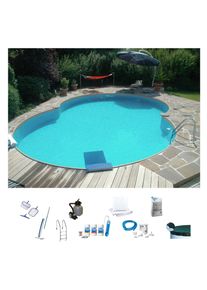 Achtformpool MY POOL BWT "SAMOA 4", wei&szlig;, B:360cm H:120cm L:625cm, Schwimmbecken, Achtformpool, in versch. Gr&ouml;&szlig;en erh&auml;ltlich